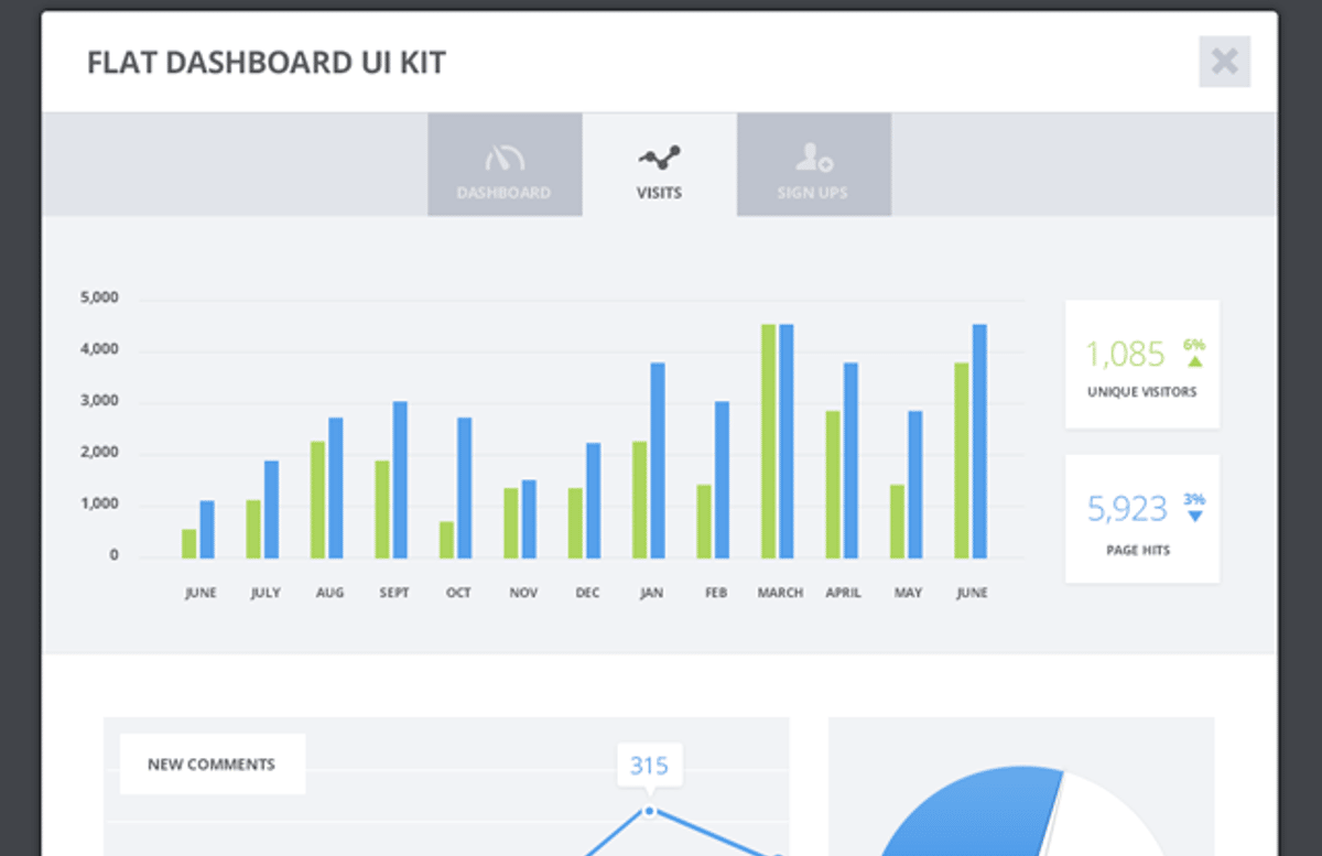 Flat  Dashboard  Ui  Kit  Preview1
