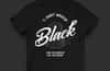 Free Black T-Shirt Mockup
