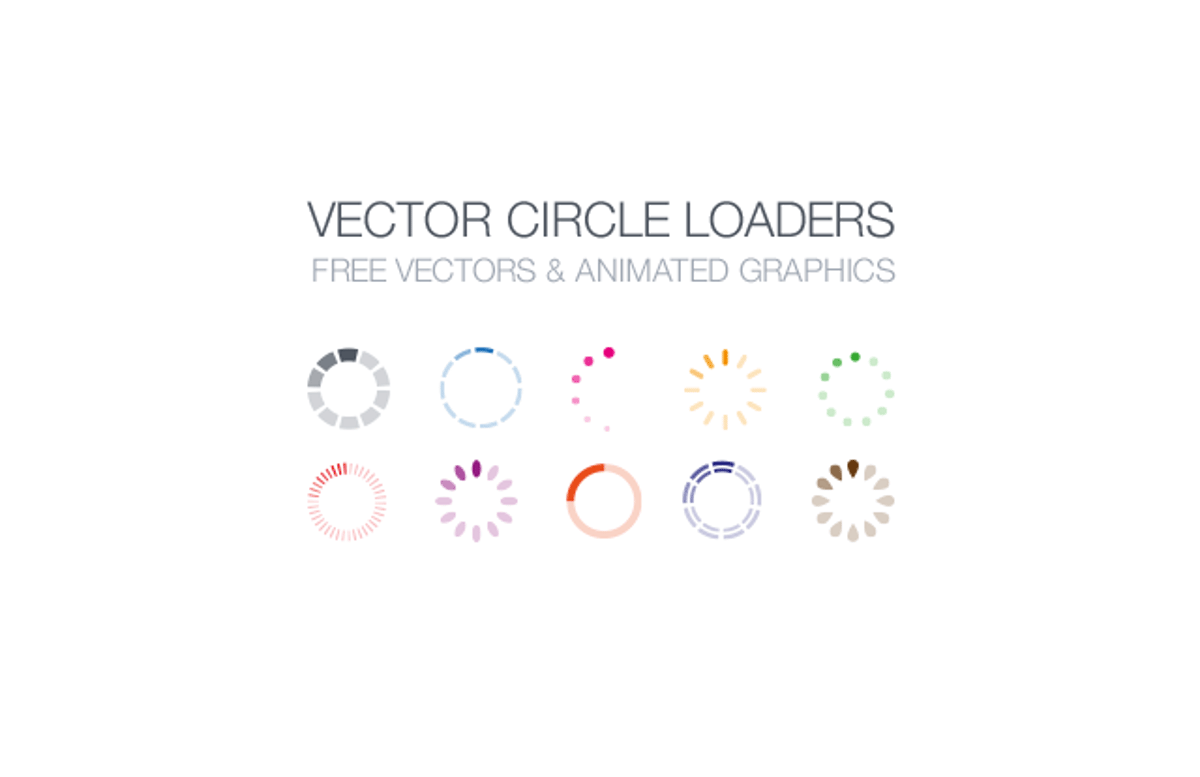Free  Vector  Circle  Loaders  Preview1