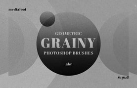 Geometric Grainy Photoshop Brushes