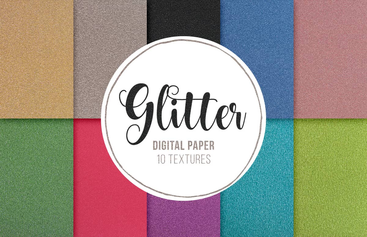 Glitter Paper Textures Preview 1