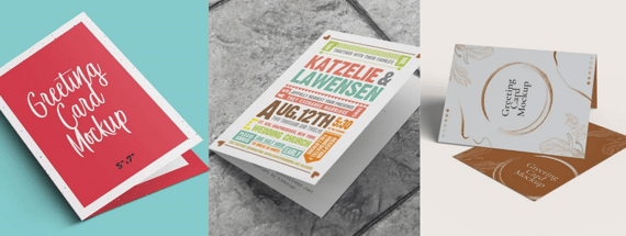 28 Greeting Card Mockups for all Your Event Needs
