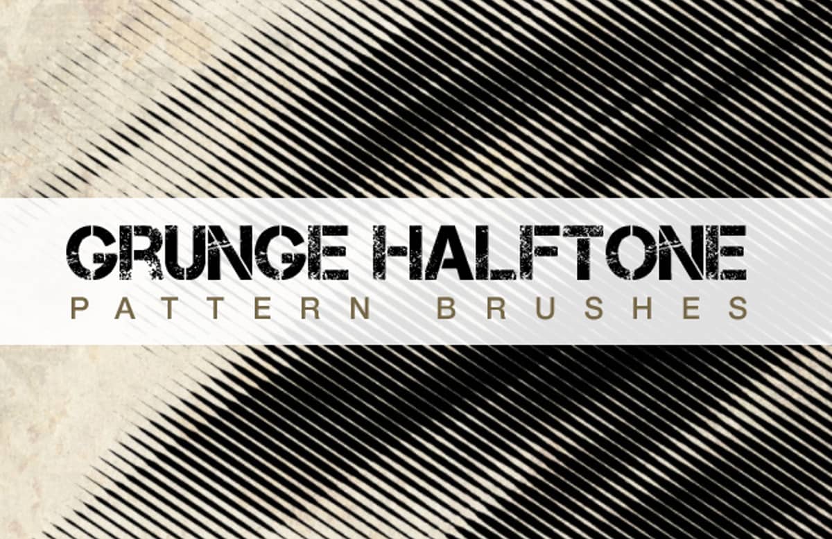 Grunge  Halftone  Brushes  Preview1