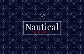 Hand Drawn Nautical Vector Patterns