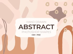 Hand Drawn Abstract Shapes for Photoshop 1