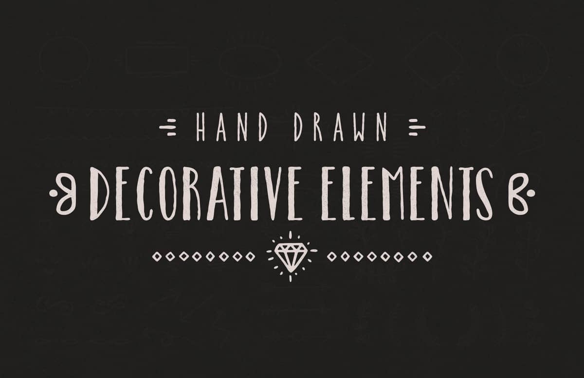 Hand Drawn Decorative Elements Preview 1