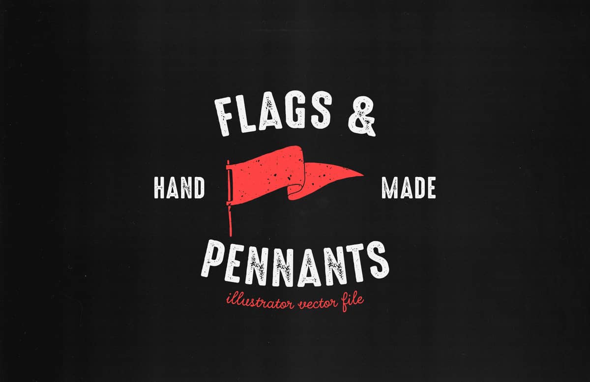Hand Drawn Flags And Pennants Preview 1