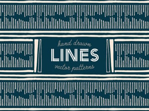 Hand Drawn Lines Vector Patterns 1