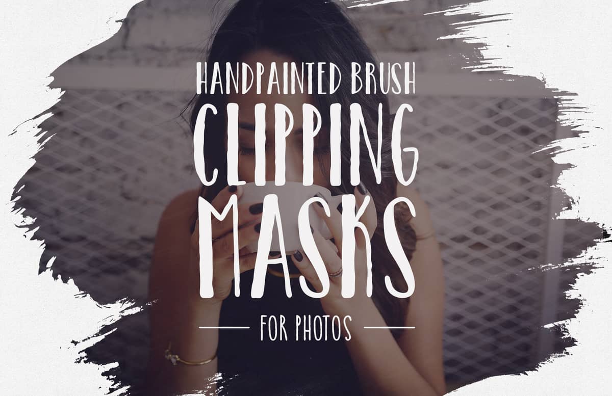 Hand  Painted  Brush  Clipping  Masks  Preview 1