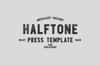 Halftone Press Template