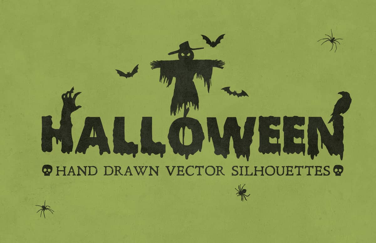 Halloween Hand Drawn Vectors 2 Preview 1B