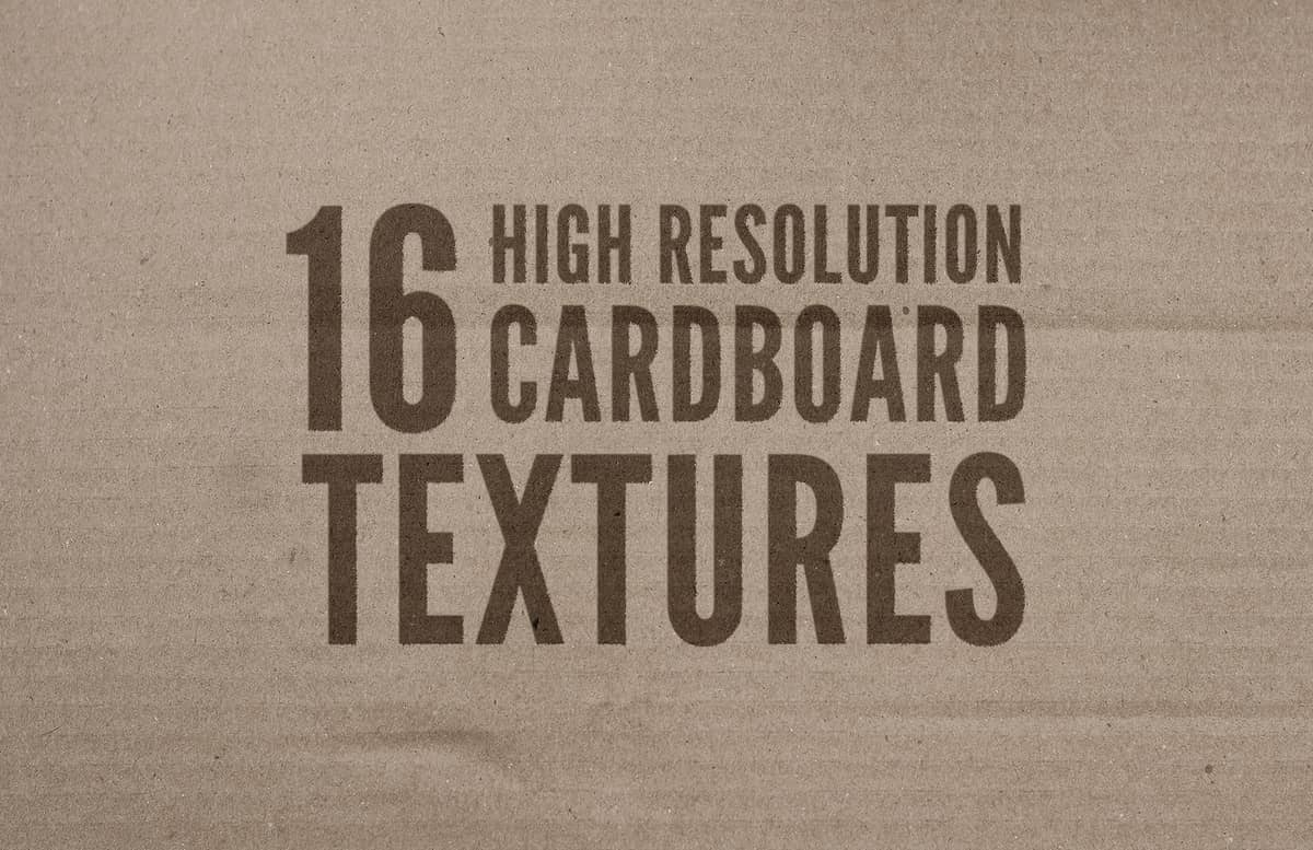 High Resolution Cardboard Textures Preview 1