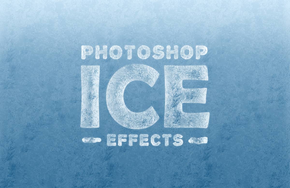 Ice Effects For Photoshop Text Shapes Preview 1