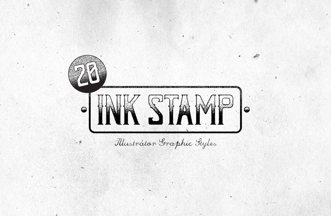 Ink Stamp Illustrator Graphic Styles