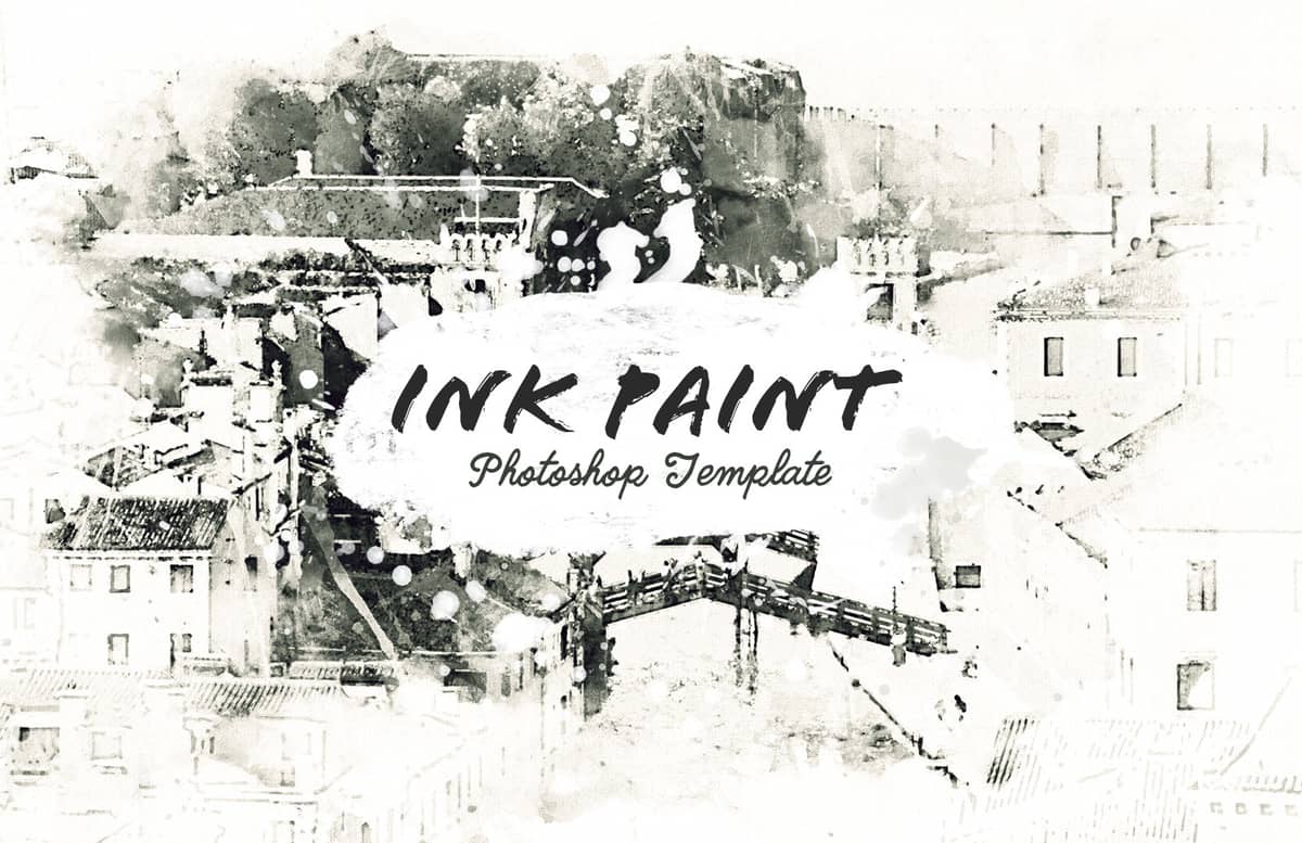 Ink Paint Photoshop Template Preview 1