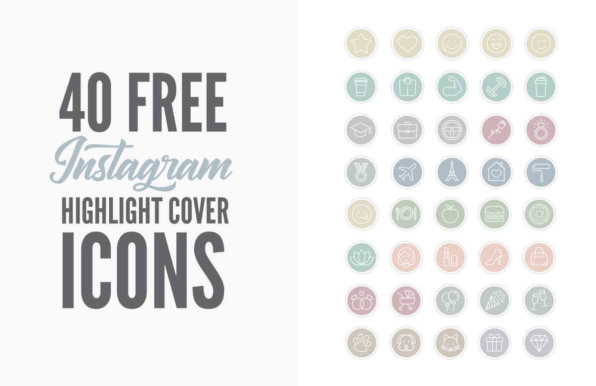 Instagram Highlight Cover Icons Preview 1A