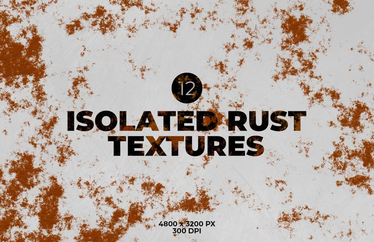 Isolated Rust Textures Preview 1