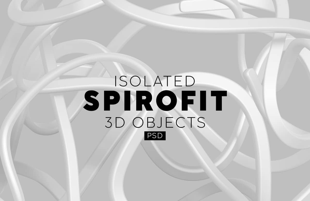 Isolated Spirofit 3D Objects Preview 1