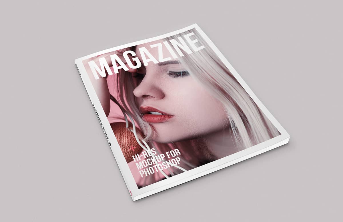 Isometric Magazine Mockup Preview 1