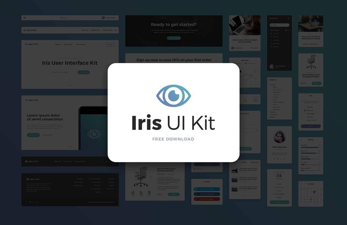 Iris Ui Kit Preview 1A