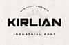Kirlian Free Industrial Font