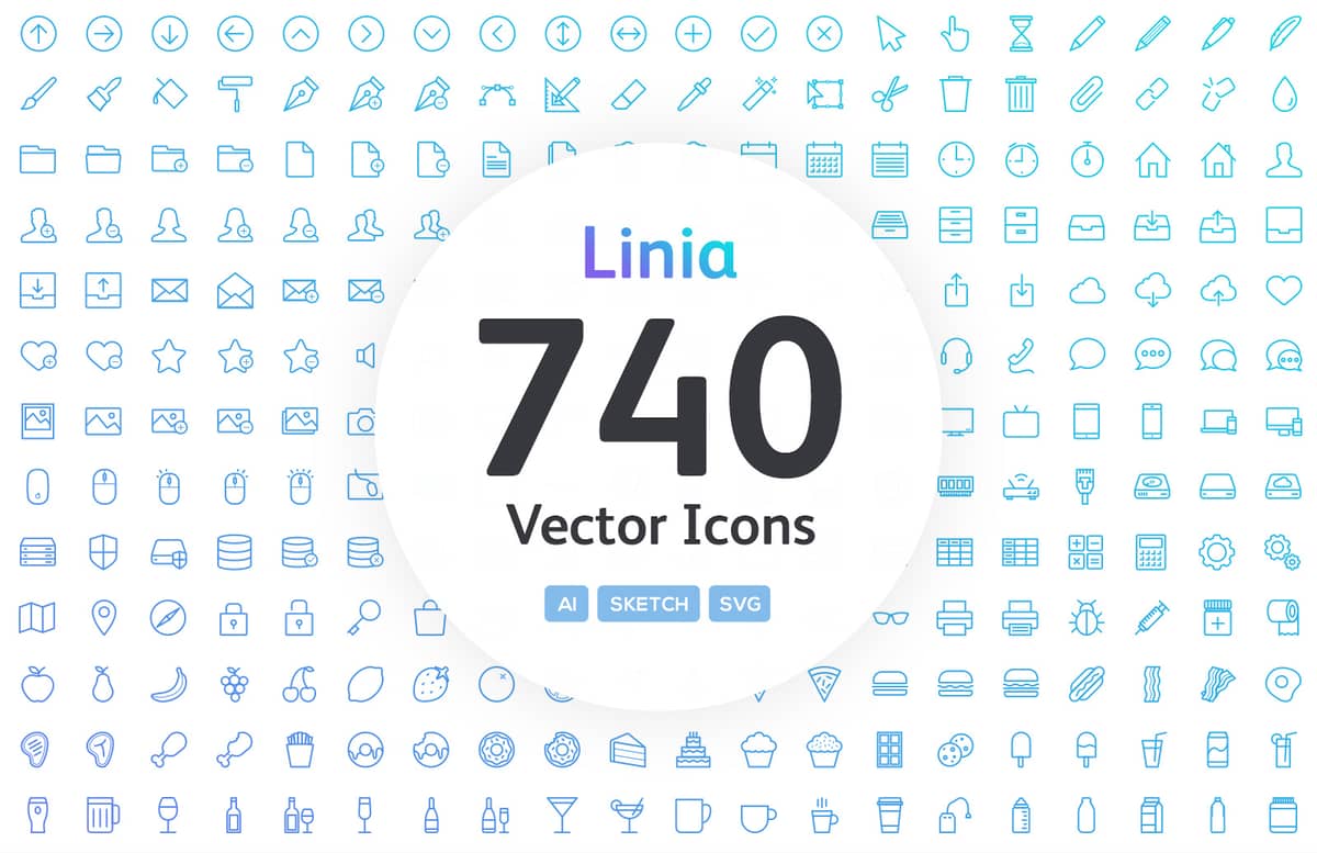 Linia Vector Line Icons 13 Preview 1