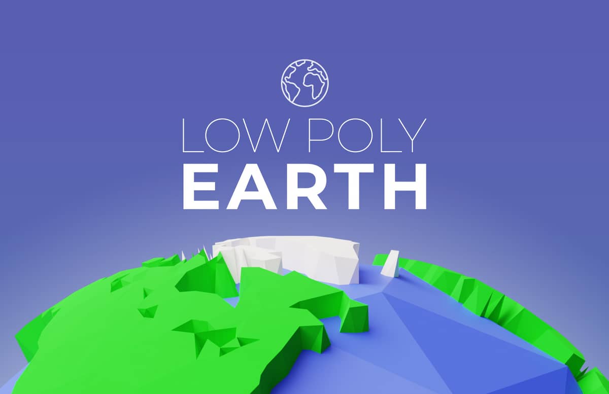 Low Poly Earth Preview 1
