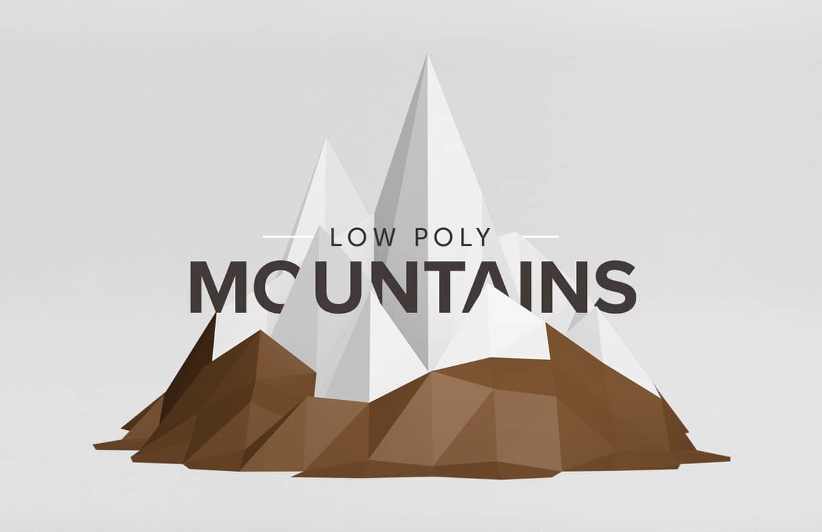 Low Poly Mountains Preview 1
