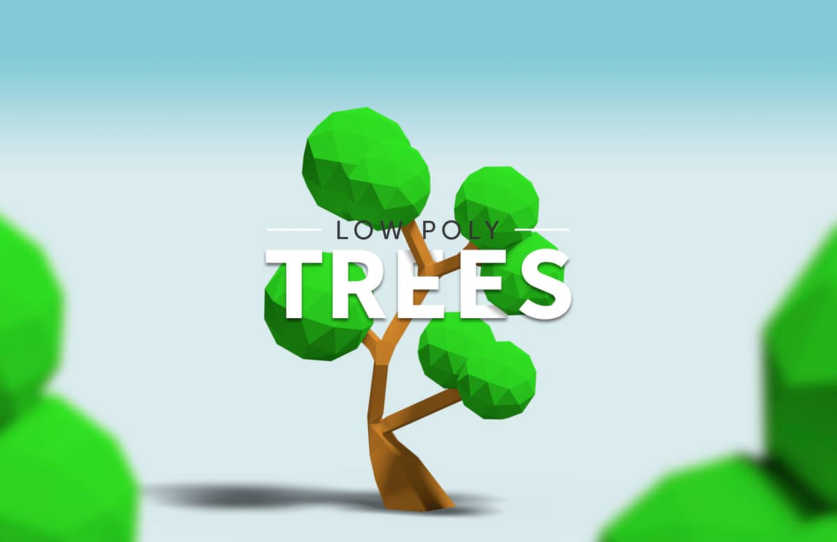 Low Poly Trees Preview 1