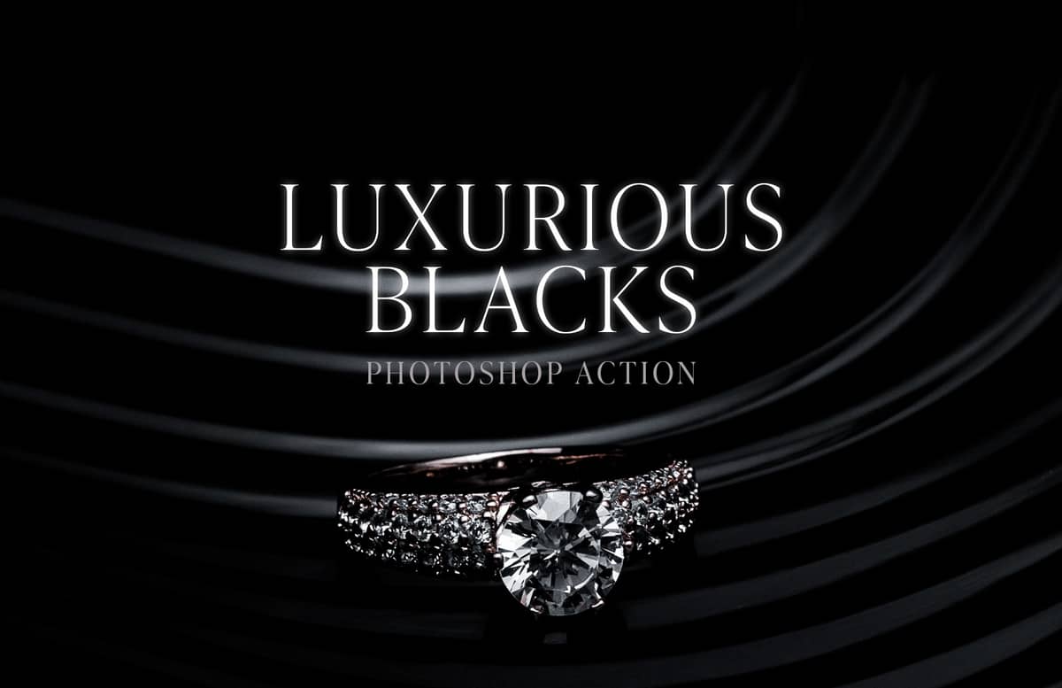 Luxurious Blacks Photoshop Action Preview 1