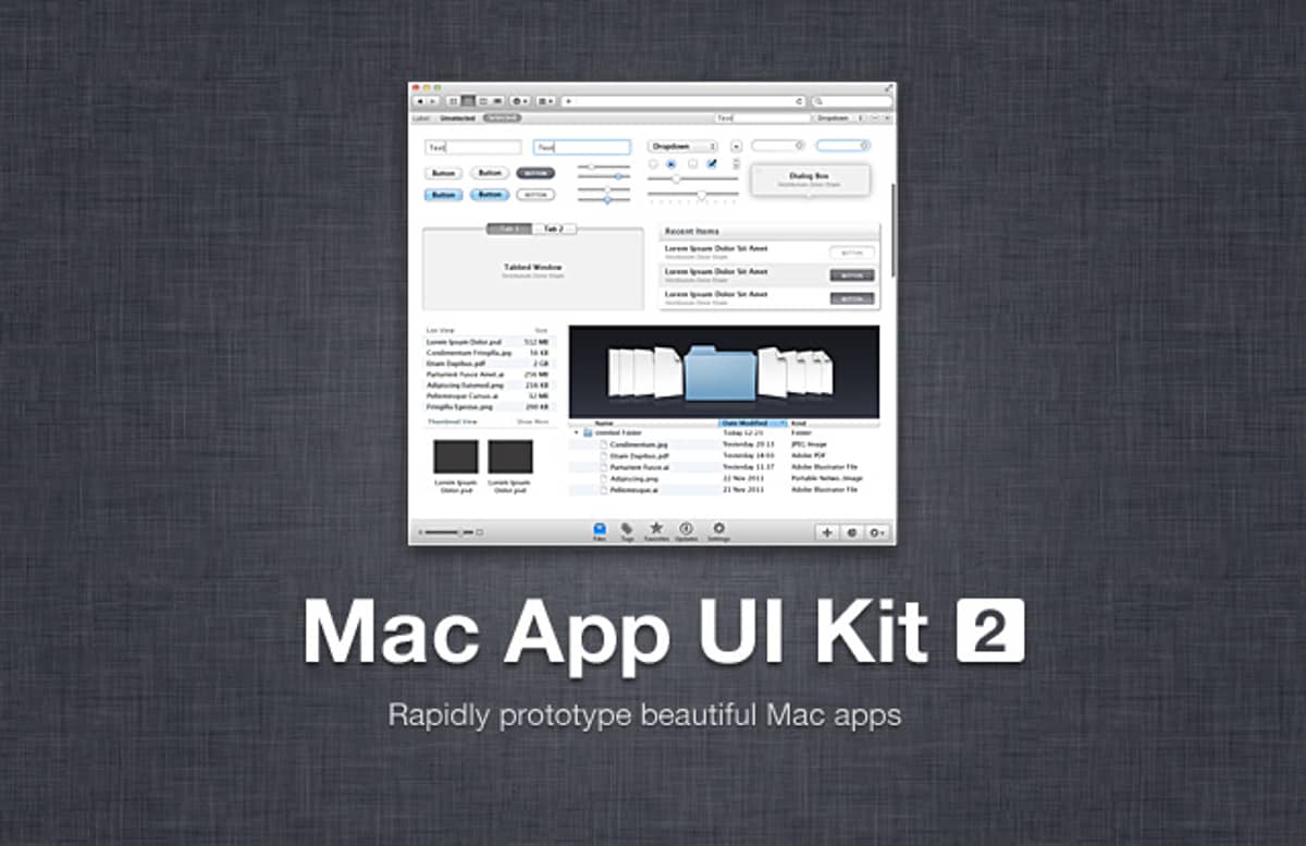 Mac  App  Ui  Kit  Preview1