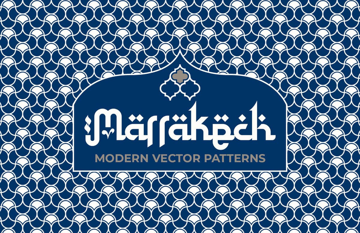 Marrakech Modern Vector Patterns Preview 1