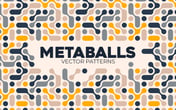 Metaballs Vector Patterns