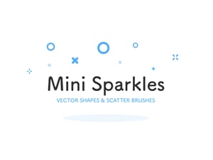 Mini Sparkles - Vector Shapes & Scatter Brushes 1