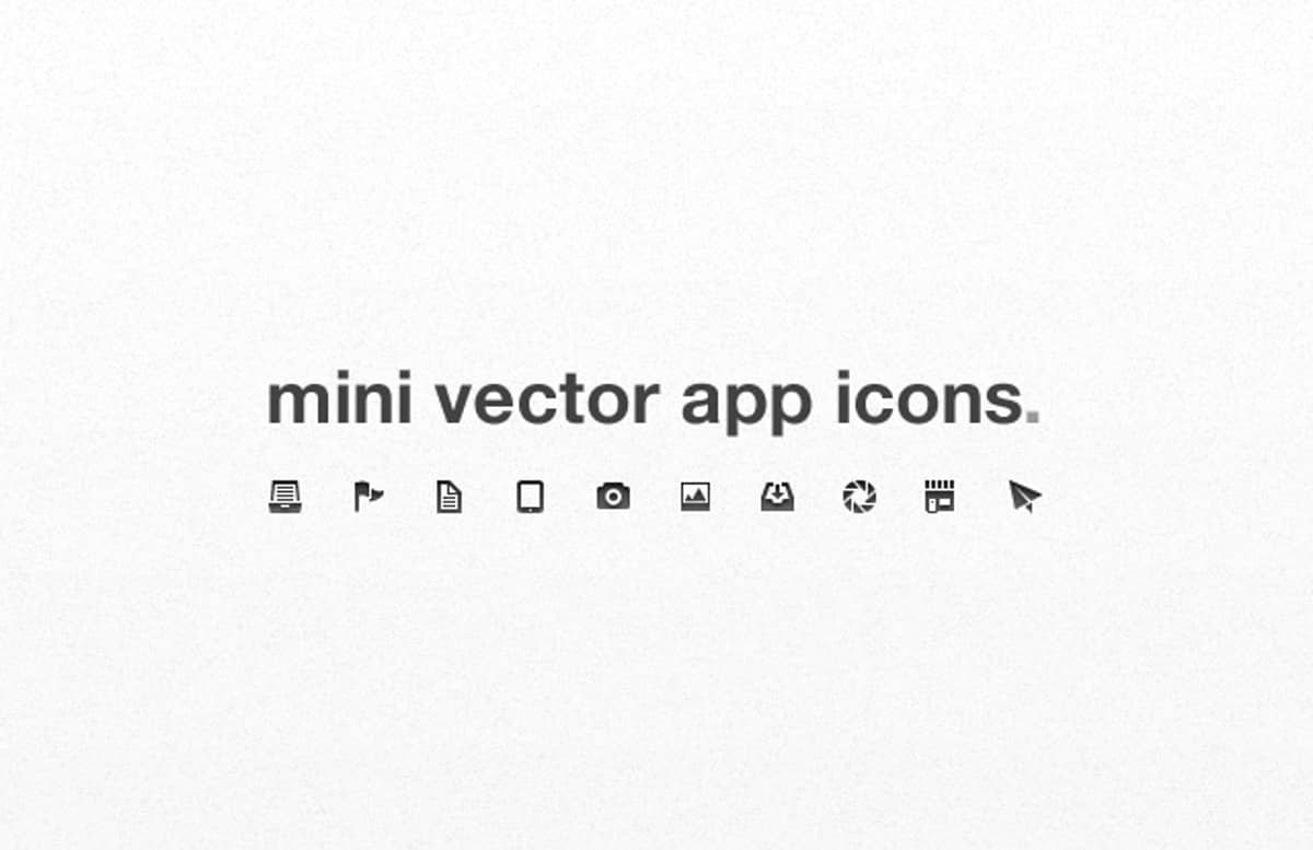 Mini  Vector  App  Icons  Preview1