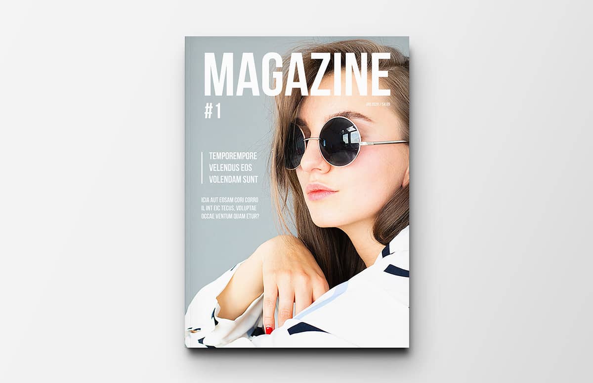 Minimal Magazine Layout Preview 1