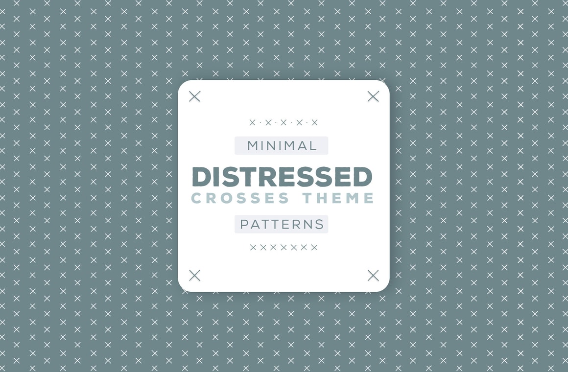 Minimal Distressed Vector Patterns