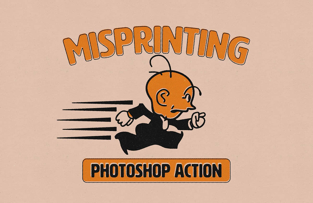 Misprinting Photoshop Action Preview 1