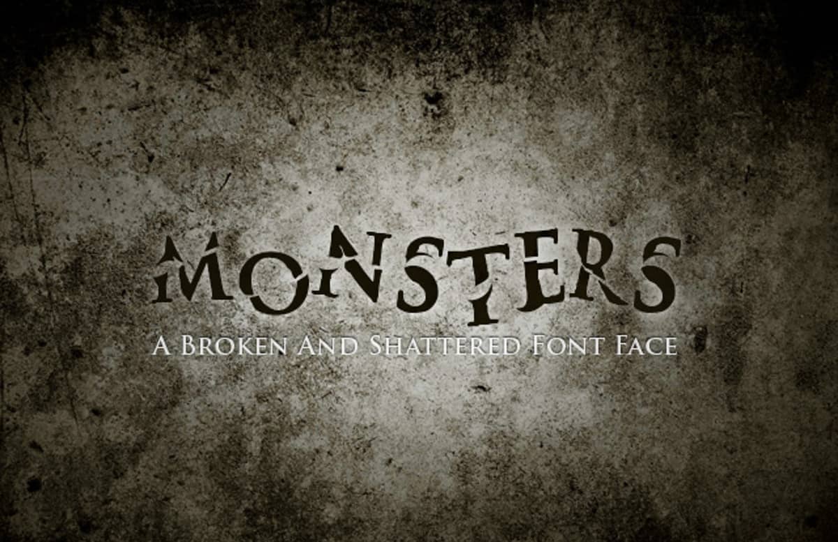 Monsters  Font  Preview1