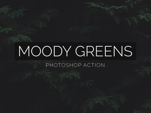 Moody Greens Photoshop Action 1