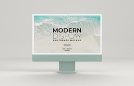 Modern Display Photoshop Mockup
