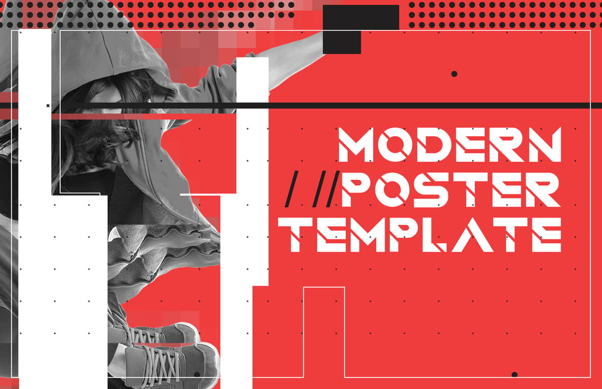 Modern Style Poster Template Preview 1