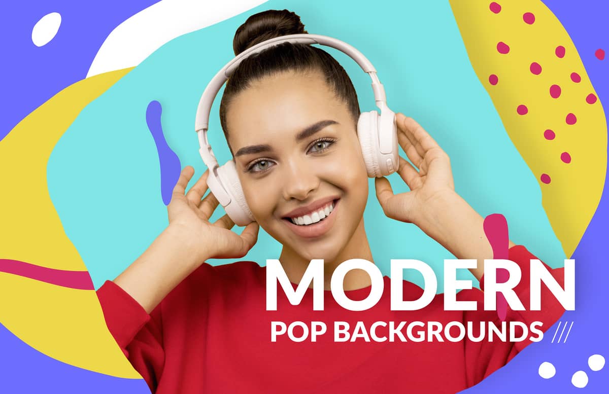Modern Pop Backgrounds Preview 1