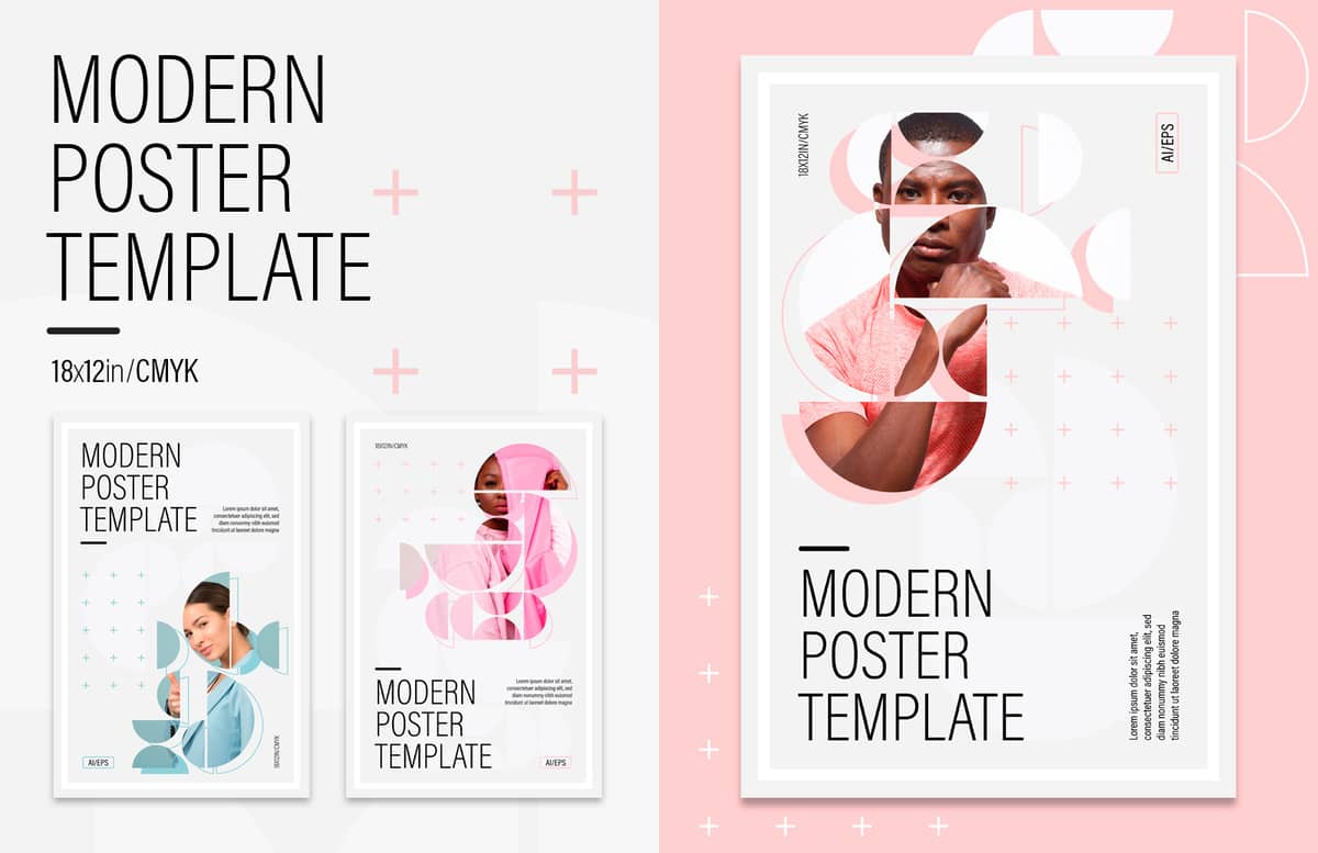 Modern Poster Template Preview 1