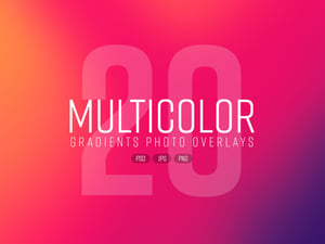 Multicolor Gradients Photo Overlays 1