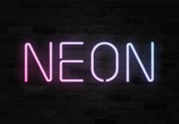 Neon Effect Type