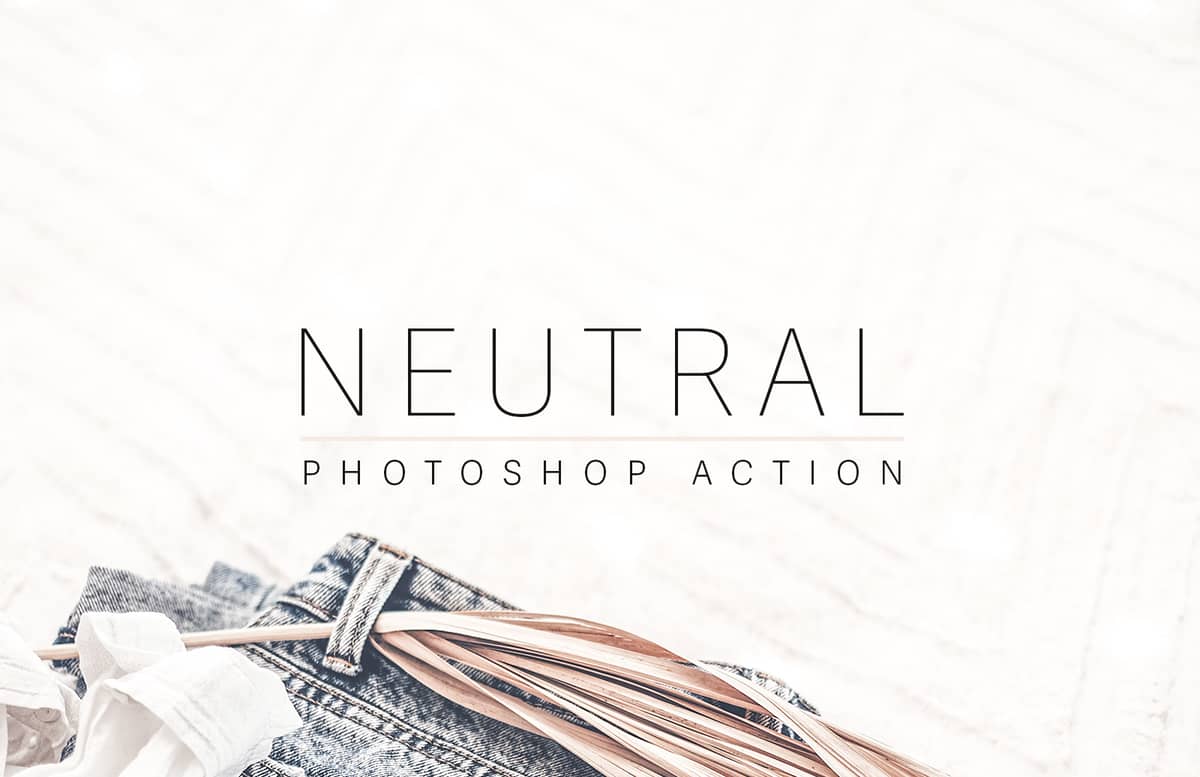 Neutral Photoshop Action Preview 1