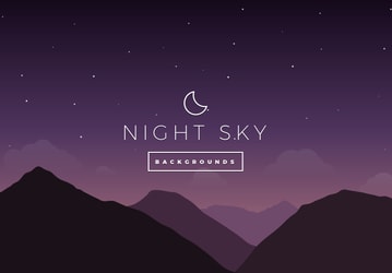 Night Sky Vector Backgrounds
