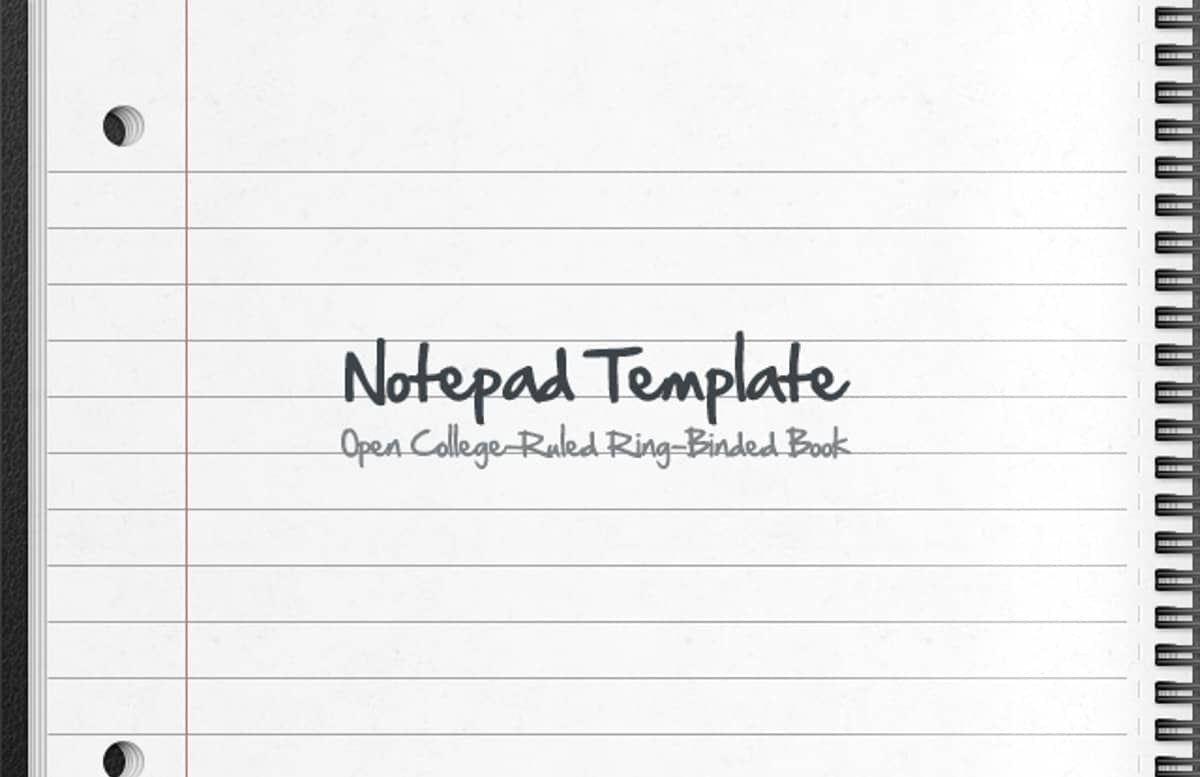 Notepad  Template  Preview11