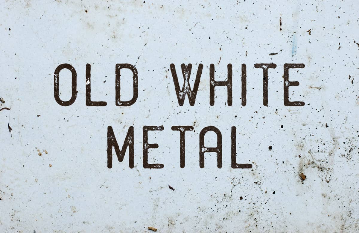 Old White Metal Textures Preview 1